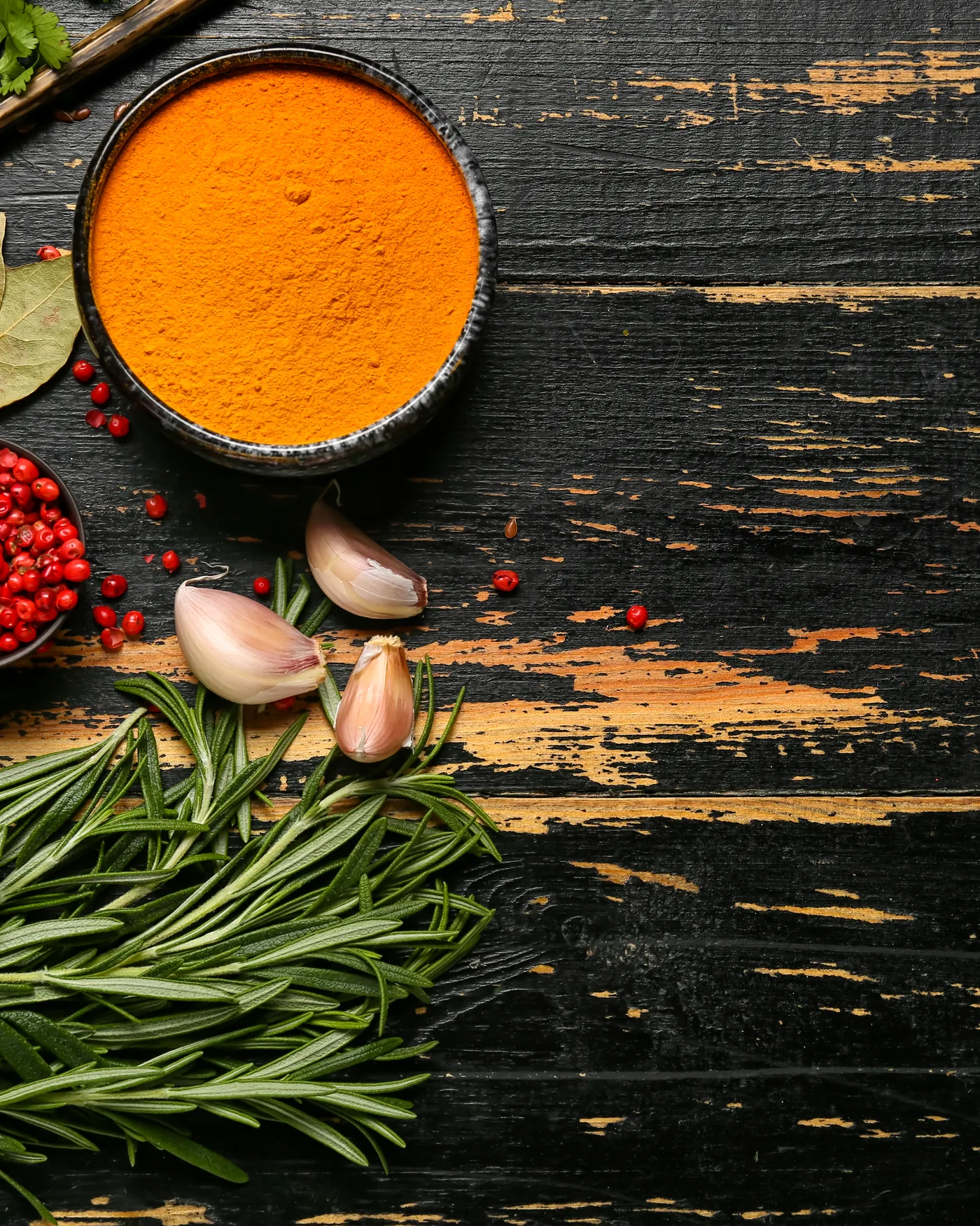 Aromatic Ayurvedic spices and herbs, the medicinal foundation of traditional Ayurvedic treatment in Haridwar