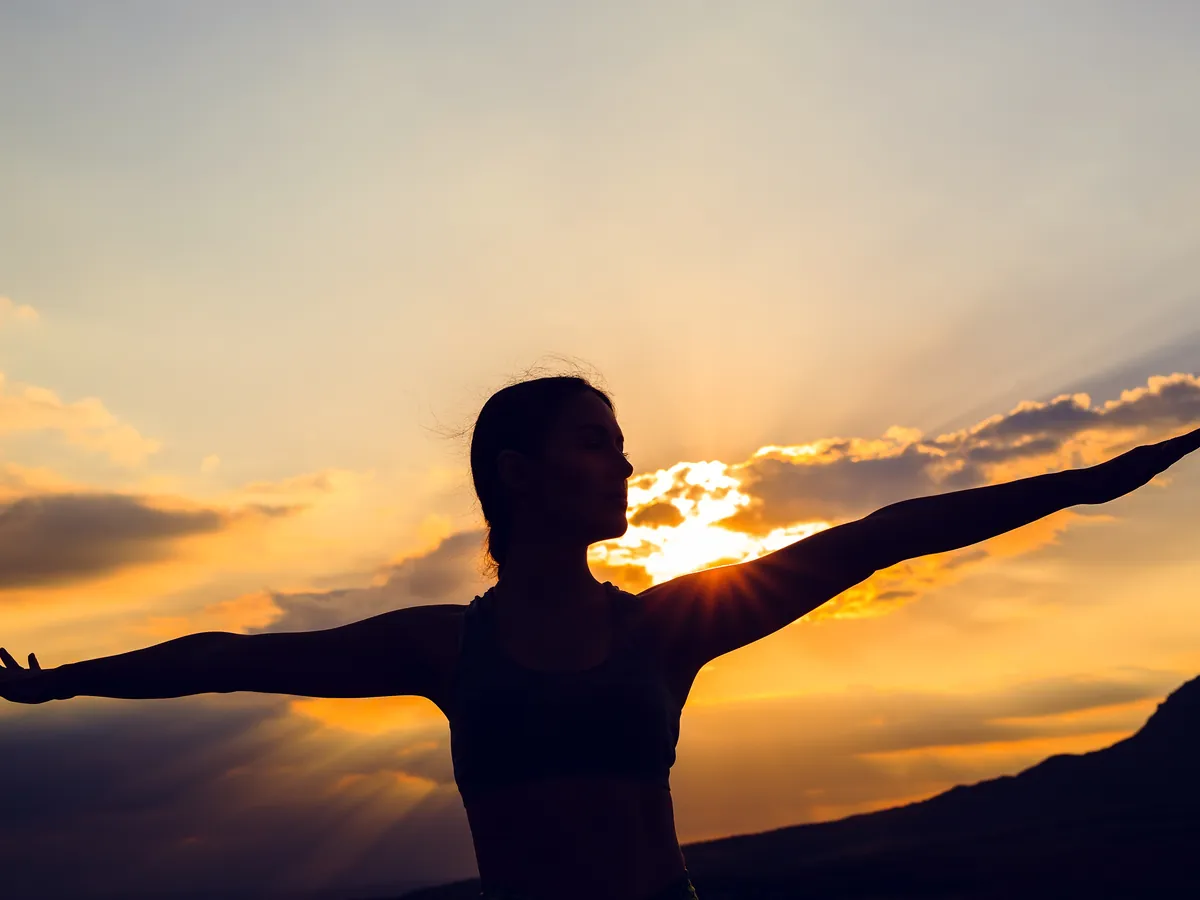 Shatkarma and yoga practice at sunrise during Ayurvedic Body Detox Haridwar at Divine Holistic Health Retreat